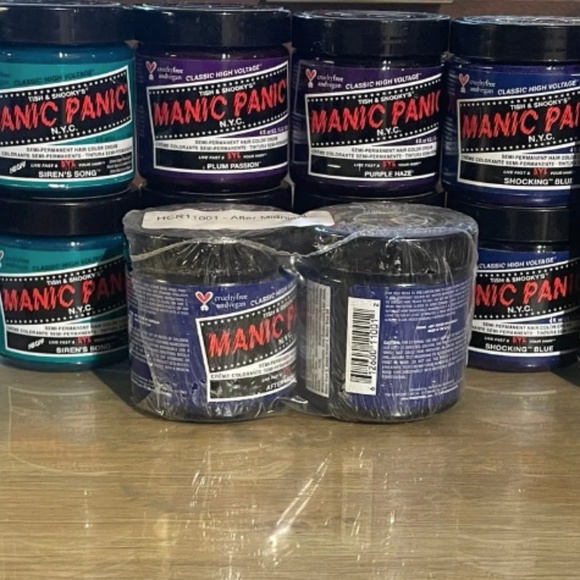 Tish & Snooky’s Manic Panic Semipermanent Hair Color Cream - 18 Jar Lot - Picture 2 of 4